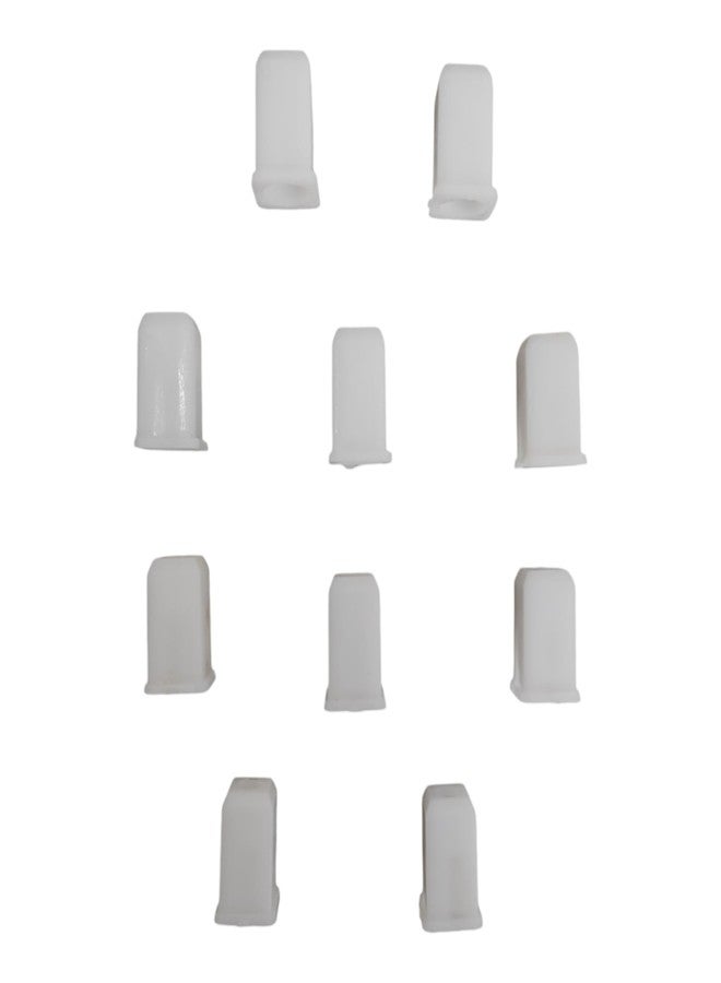 Ausam جلبة مقبض محول من نوع جاكوار من البلاستيك من أوسام، 5 قطع / غطاء مقبض محول من نوع جاكوار، 5 قطع، 2 × 1 سم - Image 1